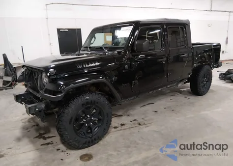 2022 Jeep Gladiator Willys 4X4 z USA, uszkodzony, nr VIN 1C6HJTAG8NL160640